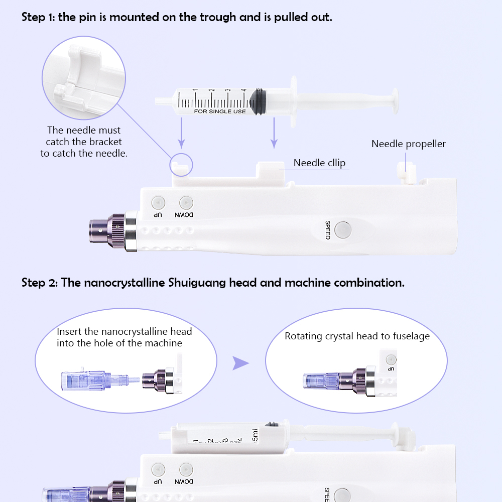 Portable Wireless Microneedle Dr.Pen Micro Needle Cartridges Derma Rolling System Facial Skin Care