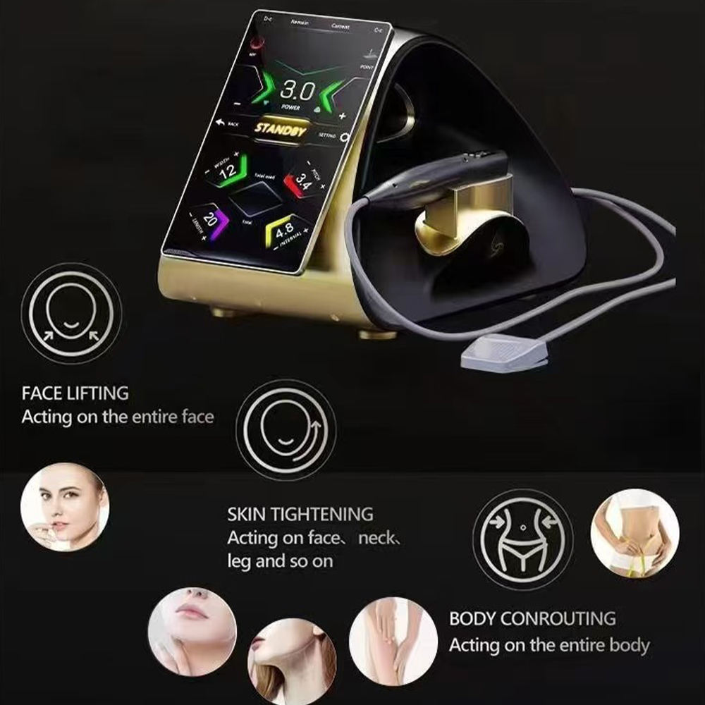 22D MAX HIFU Beauty Dual Handles Equipment Machine for Facial Tightening Slimming And Fat Reduction Latest Model