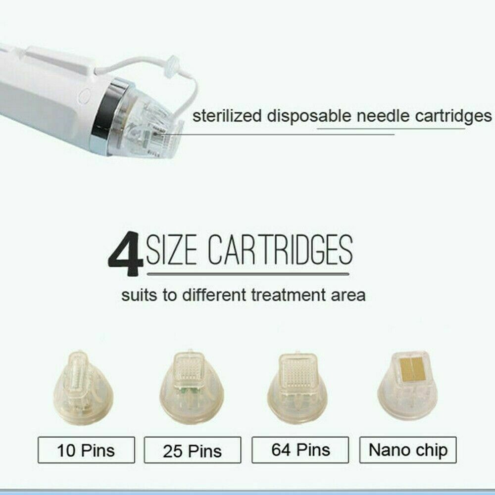 Replacement 10/25/64/nano Pins Disposable Gold RF Needle Cartridges Tips for Microneedle RF Machine