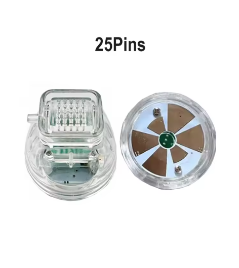 50pcs 0001 Code 2 Generation Disposable Fractional RF Microneedling Cartridge Gold Plated 10/25/64 Pins Nano Tattoo Cartridges Accessory