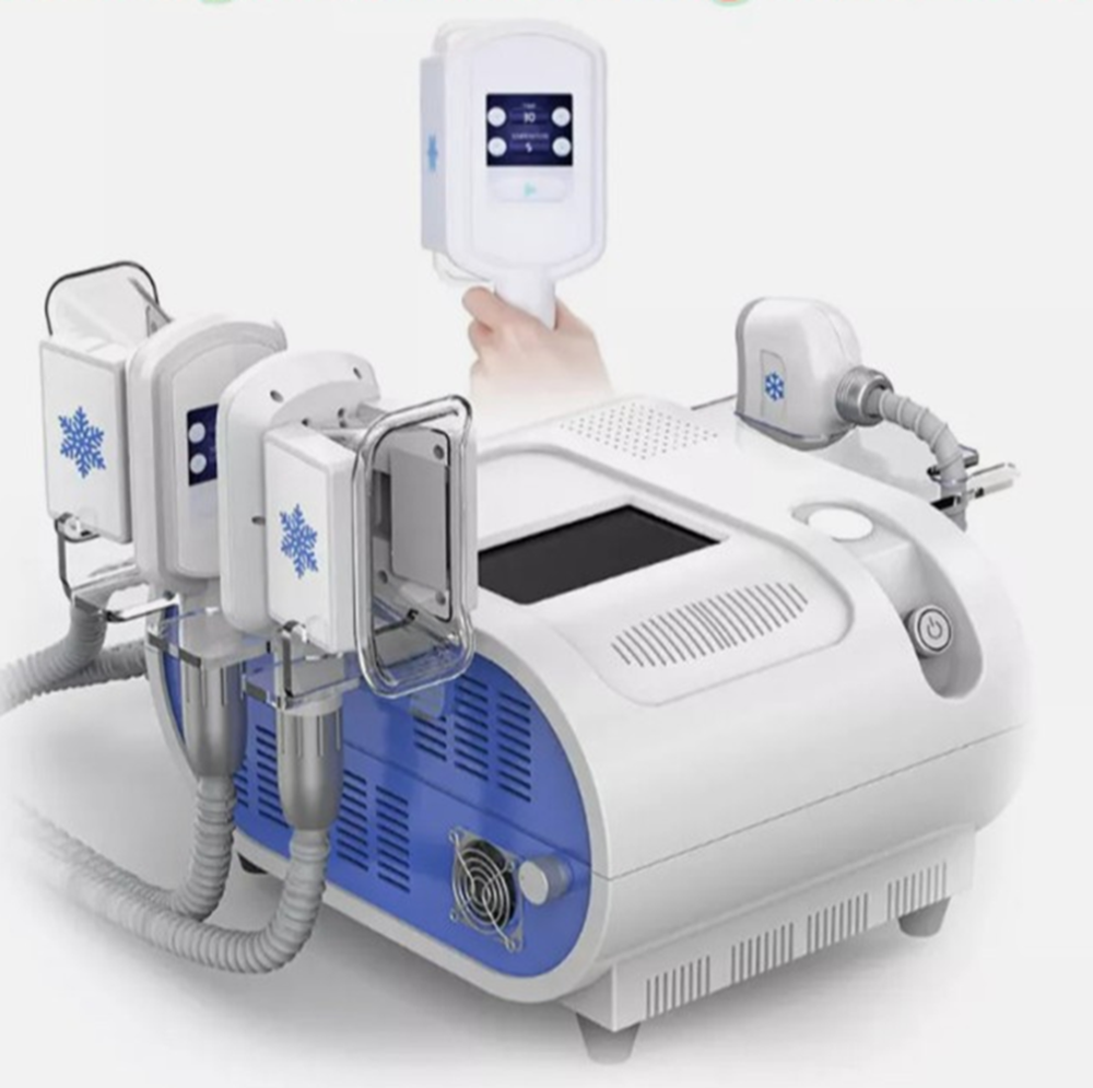 Tabletop 3-in-1 Body Shaping machine Body chin handle Fat Reduction Cellulite Removal Cryo Slimming Equipment