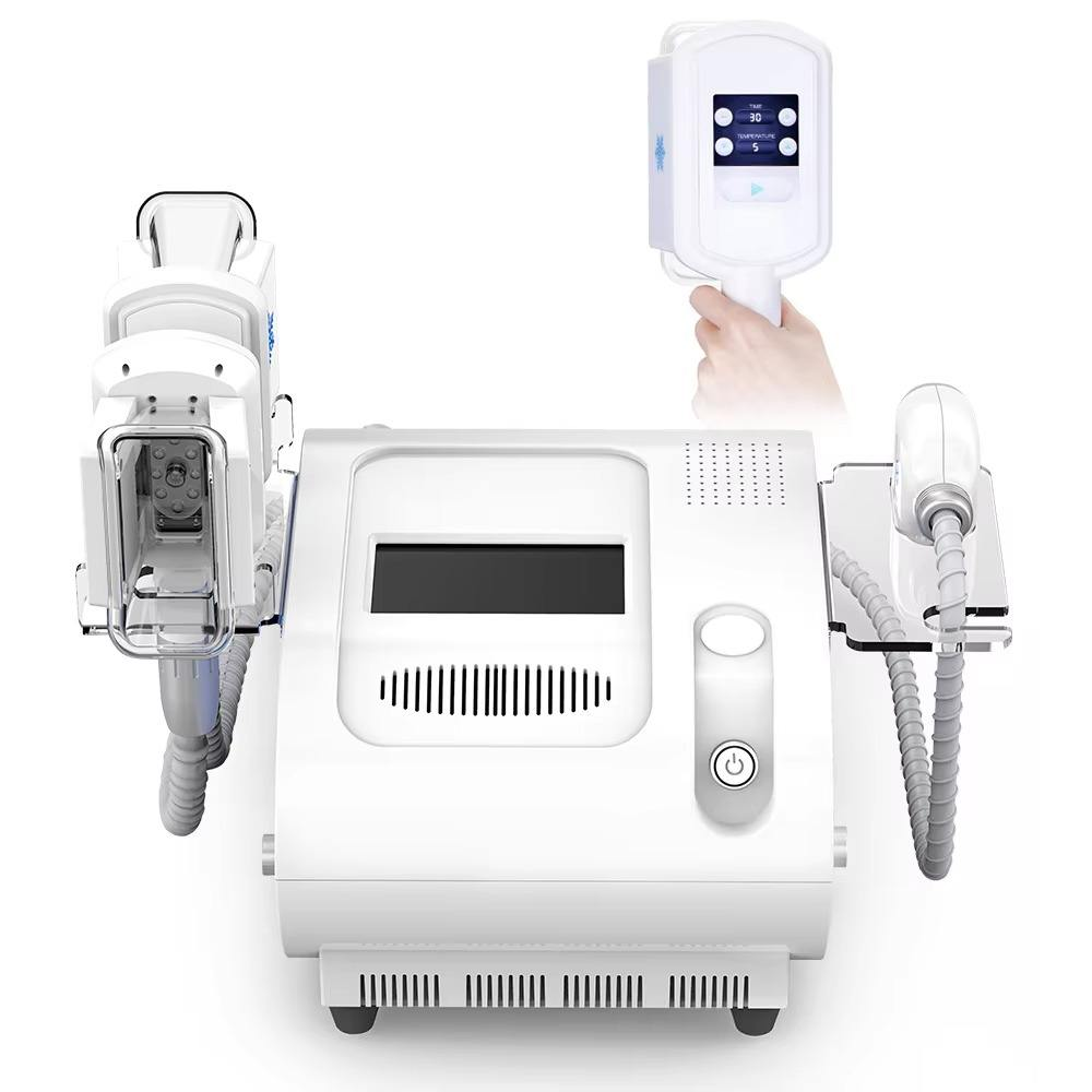 Tabletop 3-in-1 Body Shaping machine Body chin handle Fat Reduction Cellulite Removal Cryo Slimming Equipment