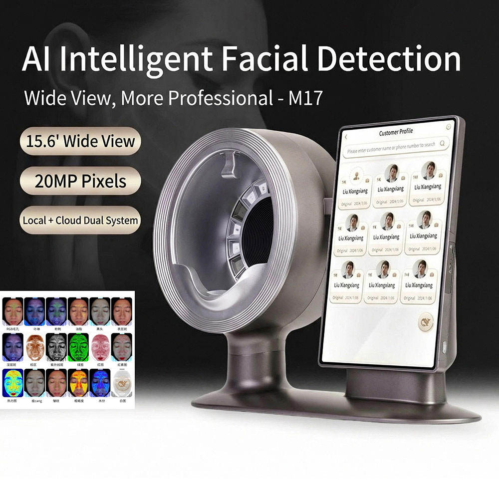 Portable Digital 3D Skin Tester Machine Professional Facial Skin Scanner Machine New Models Smart Skin Analyzer