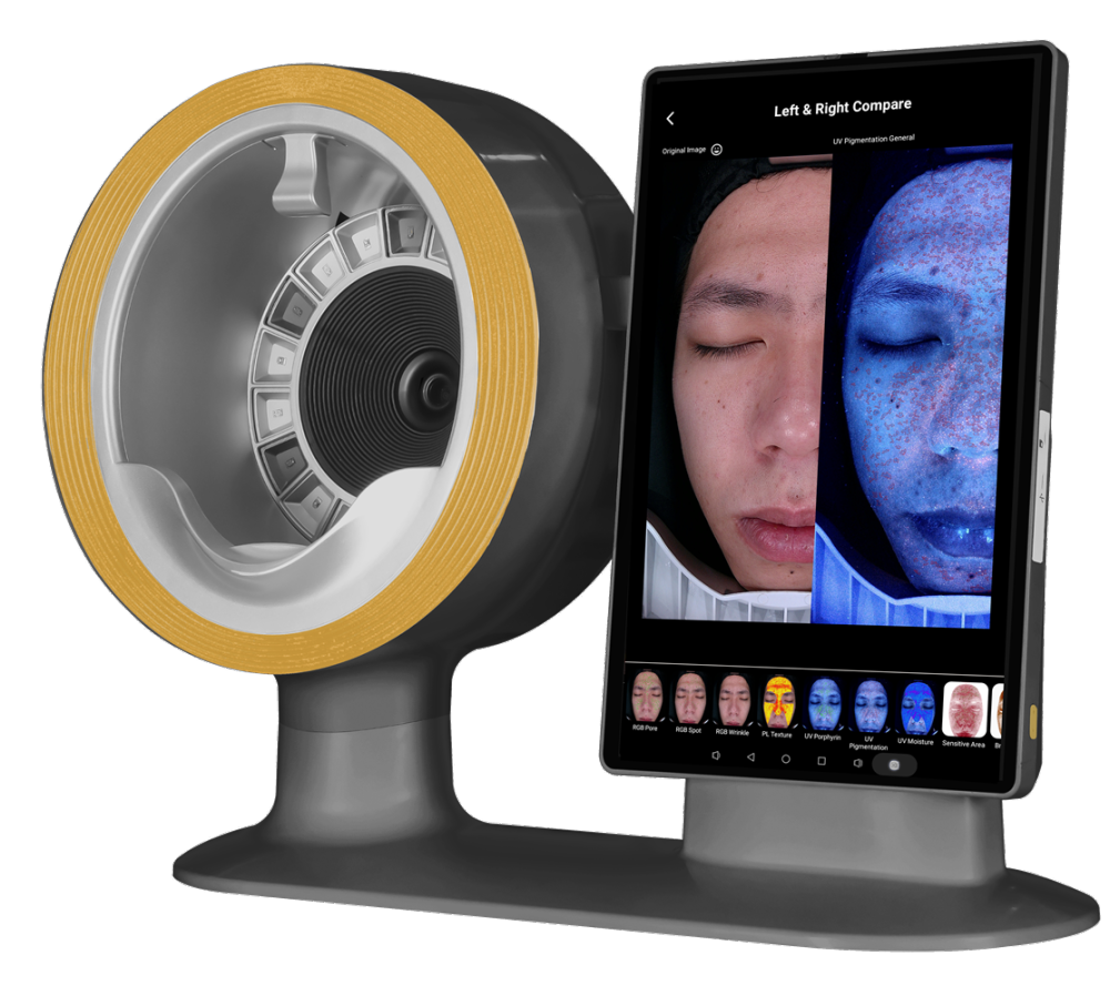 Portable Digital 3D Skin Tester Machine Professional Facial Skin Scanner Machine New Models Smart Skin Analyzer