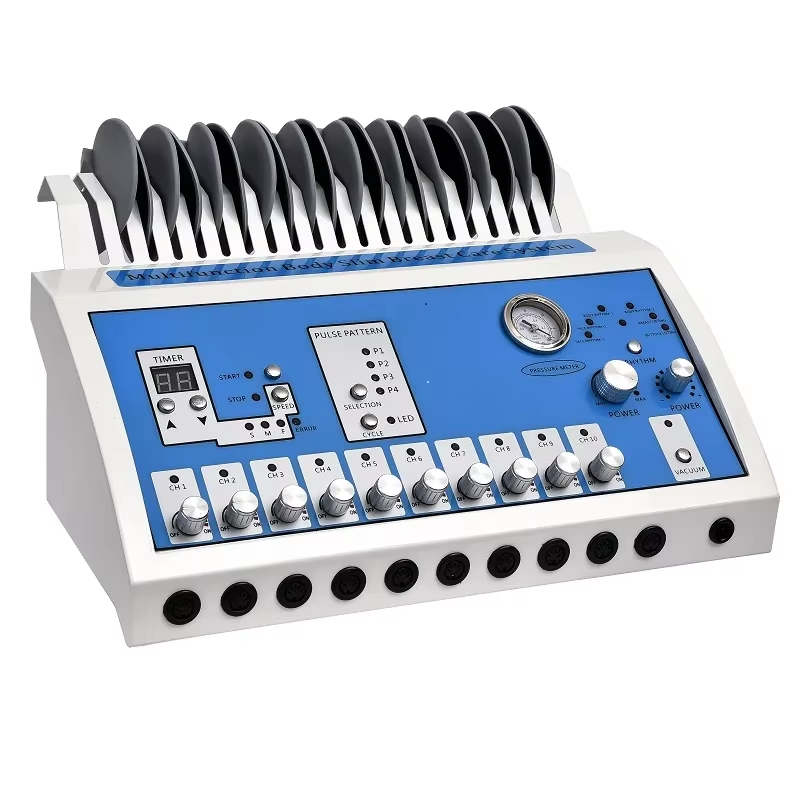 Bum Suction Machine Infrared Heat Russian Wave Electric Muscle Stimulate EMS Machine Vacuum Massage Body Shaping for Home Salon