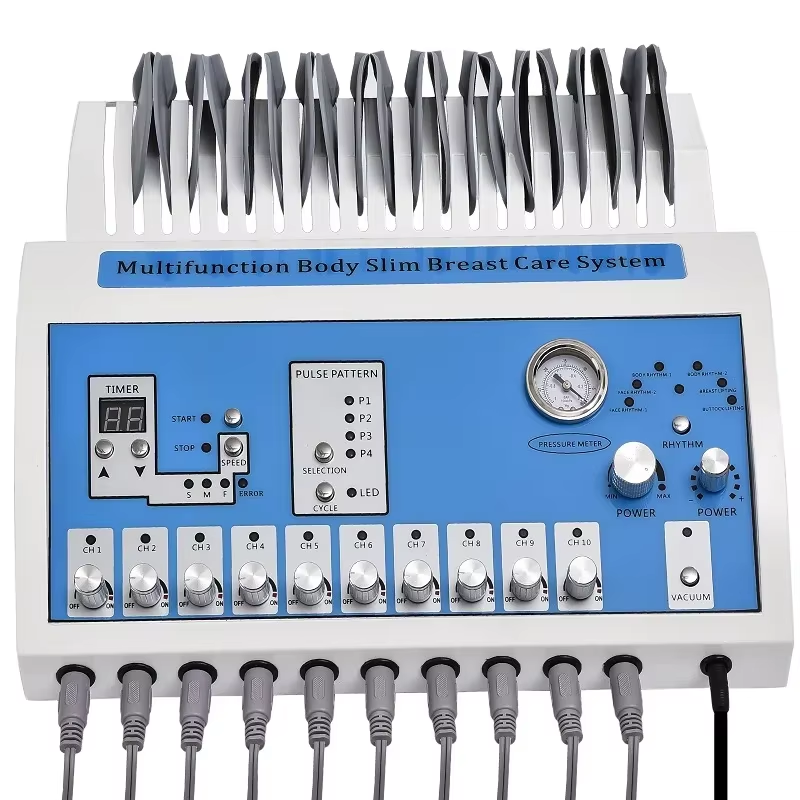 Bum Suction Machine Infrared Heat Russian Wave Electric Muscle Stimulate EMS Machine Vacuum Massage Body Shaping for Home Salon