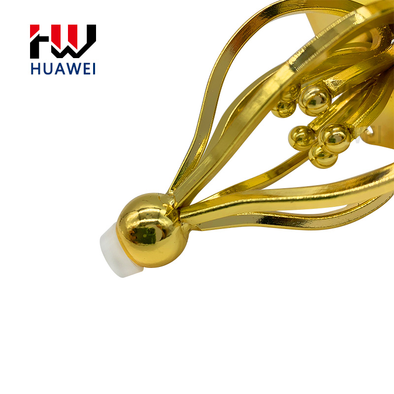 Round Cone Shape Furniture Couch Legs Coffee Table Cabinet Foot Sofa Metal Iron Gold Spiral Flower Pattern Leg Bed Chair Feet