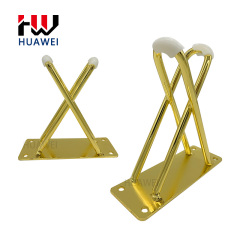 The New Design Metal Plating X Shape Chair Legs Iron Furniture Fitting Sofa Feet Table Foot Living Room for Couch Leg