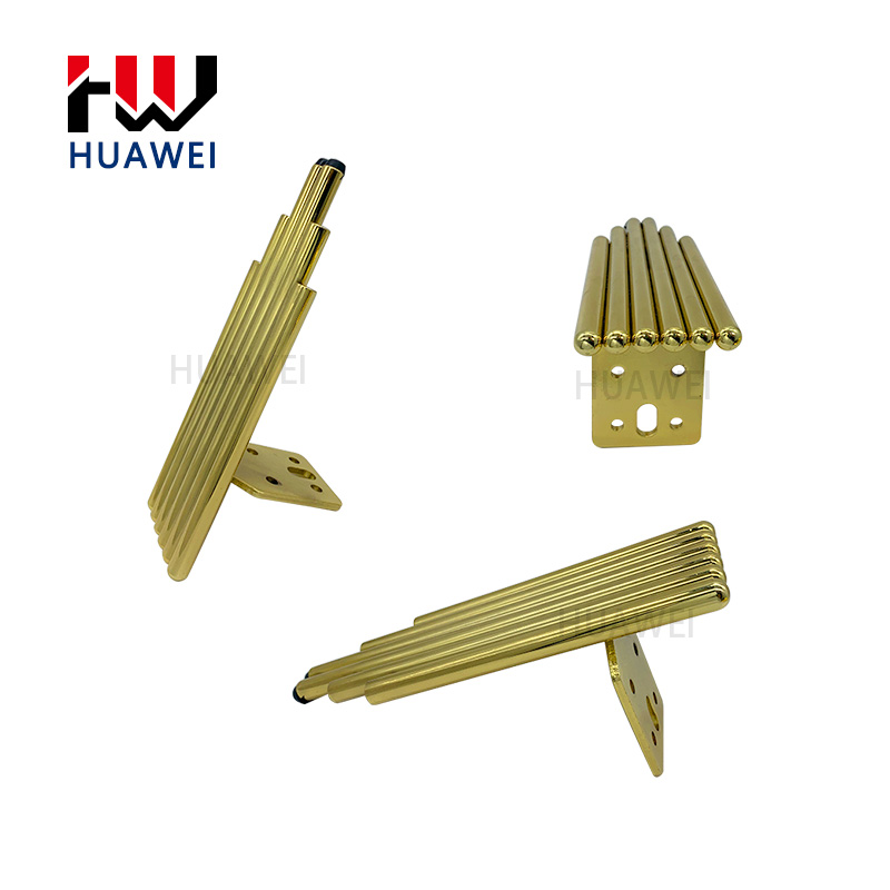 Irregular Solid Core Chrome Legs Metal Gold Round Strip Shape Furniture Sofa Accessories Table Feet Couch Leg Bed Foot