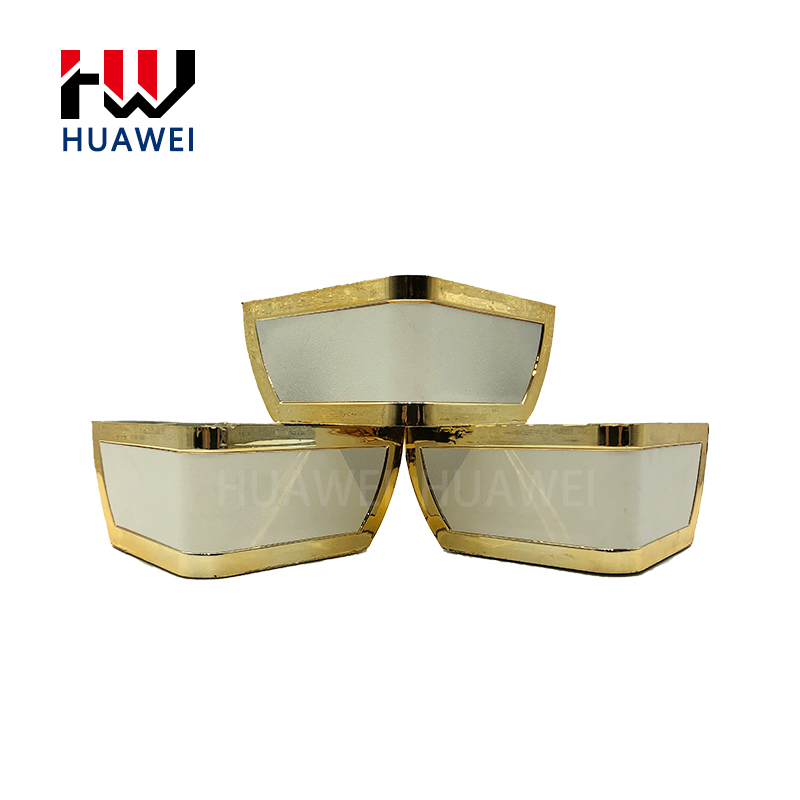 Modern Fashion Golden Edge V-shaped Furniture Home Kitchen Cabinet Sofa Table Legs