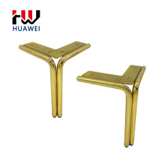 Wholesale Metal Iron Triangle Shape Couch Legs Chair Foot Cabinet Feet Sofa Leg for Furniture Hardware Accessories
