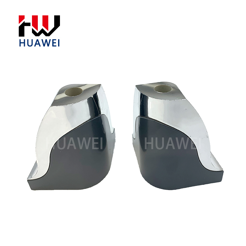 Grey Furniture Sofa Leg Plastic Sofa Feet Triangle Plastic Base Leveling Foot for Chair