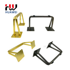 Furniture Sofa Hardware Iron Solid Chrome Couch Legs Metal Accessories gold Cabinet Base Leg Table Feet Bed Foot