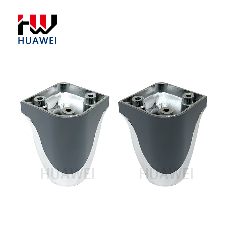 Grey Furniture Sofa Leg Plastic Sofa Feet Triangle Plastic Base Leveling Foot for Chair
