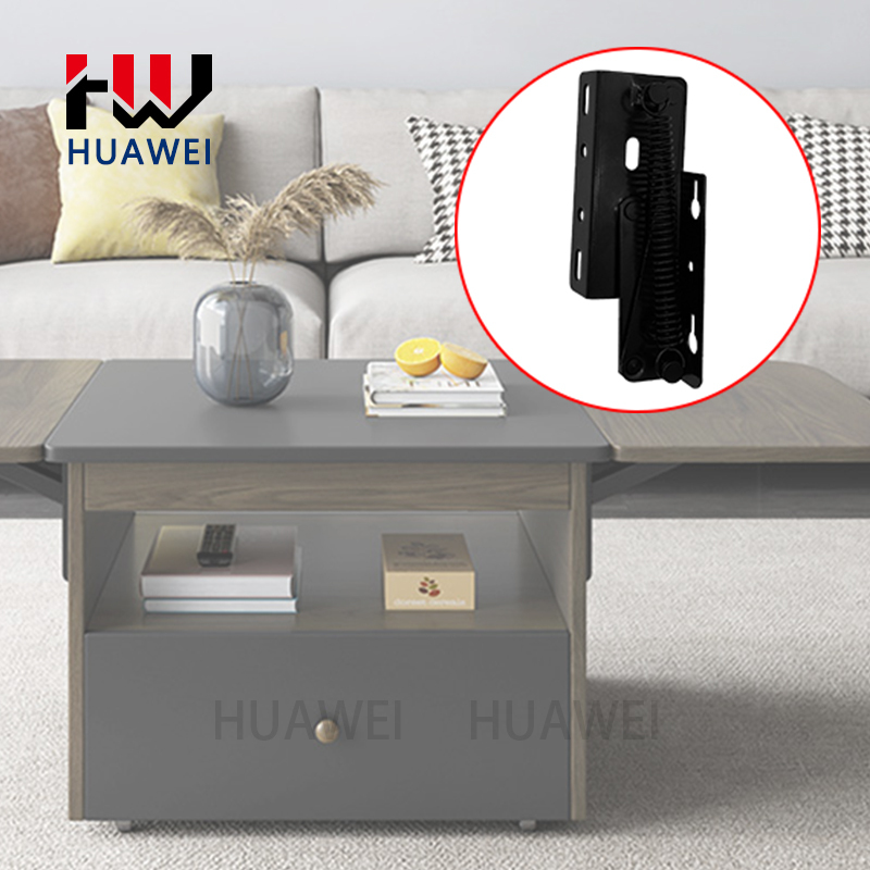 New Adjustable Furniture Accessories Foldable Flip Up Lift Mechanism Top Tea Table Extending Hinge Mechanisms for Spring