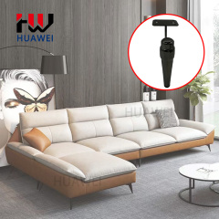 HUAWEI New Design Metal Chrome Chair Legs Iron Fitting Furniture Sofa Feet Black Table Foot Living Room for Couch Leg
