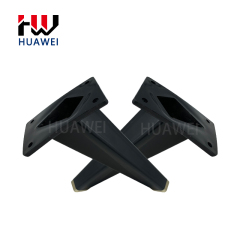 HUAWEI Black Bevel Cone Diamond Furniture Cabinet Feet Sofa Leg Bed Feet Plastic foot