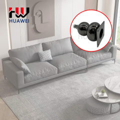 Plated Polished Gourd Shape Furniture Hardware Metal Sofa Foot Cabinet Base Foot Bed Legs Couch Leg for Living Room