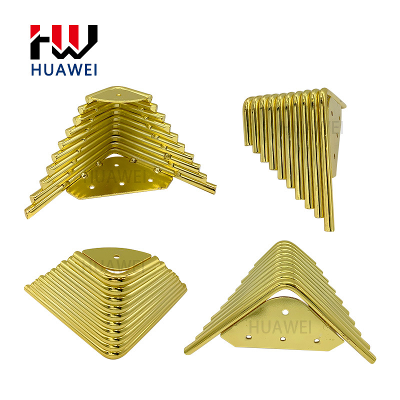 Chrome Furniture Sofa Iron Legs Metal Bed Feet Triangle Gold Y Shape Solid Table Foot Powder Coating Cabinet Base Couch Leg