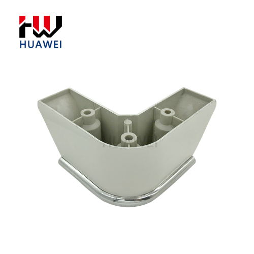 Chinese Wholesale High Quality Custom Design Furniture Accessory Triangle Plastic Sofa Legs