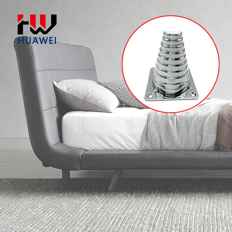 Furniture Chrome Legs Tapered Metal Sofa Leg Bed Feet Gold Cone Shape Table Iron Gold Foot