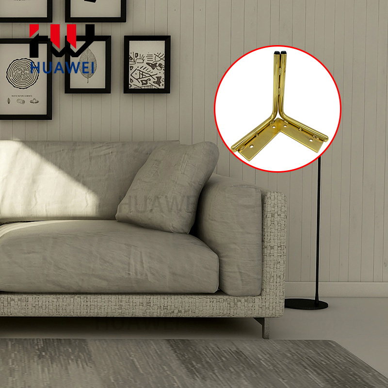 Wholesale Metal Iron Triangle Shape Couch Legs Chair Foot Cabinet Feet Sofa Leg for Furniture Hardware Accessories