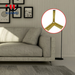 Wholesale Metal Iron Triangle Shape Couch Legs Chair Foot Cabinet Feet Sofa Leg for Furniture Hardware Accessories