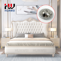 HUAWEI Bauhinia Clear Gem Custom Color Crystal Upholstery Button Gemstone Pattern Rhinestone Button With Iron Loop for Furniture