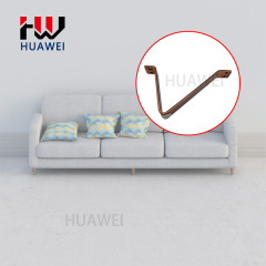 Furniture Sofa Hardware Iron V Shape Chrome Couch Legs Metal Accessories gold Cabinet Base Leg Table Feet Bed Foot