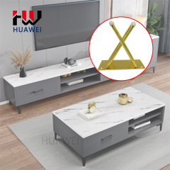 The New Design Metal Plating X Shape Chair Legs Iron Furniture Fitting Sofa Feet Table Foot Living Room for Couch Leg