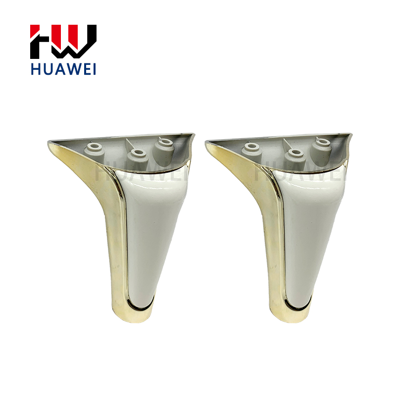 Factory Sale Sofa Plastic Leg Two Color Base Cabinet Feet Table Bottom Used for Furniture