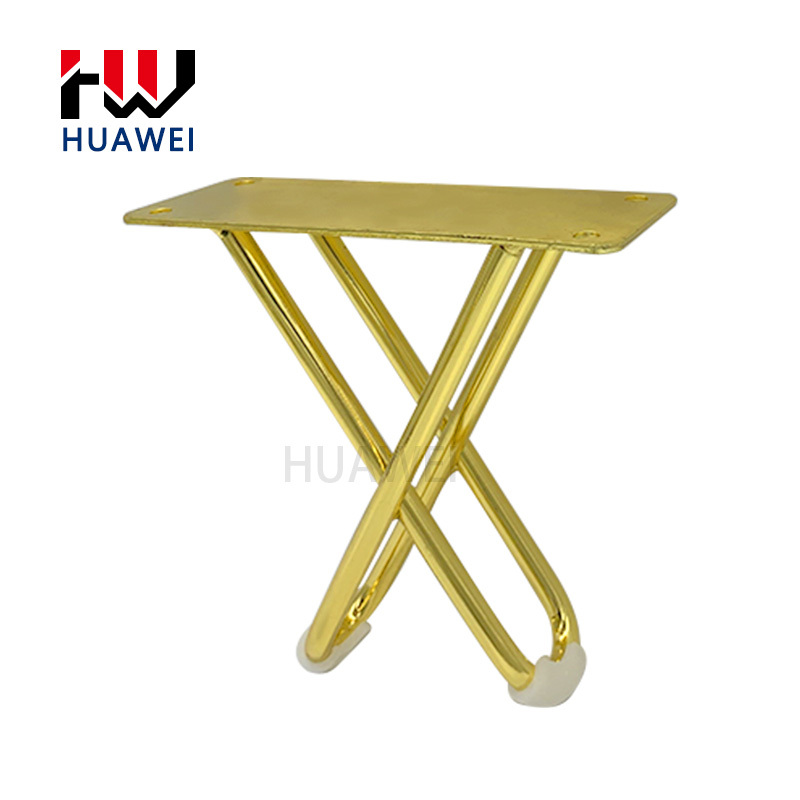 The New Design Metal Plating X Shape Chair Legs Iron Furniture Fitting Sofa Feet Table Foot Living Room for Couch Leg