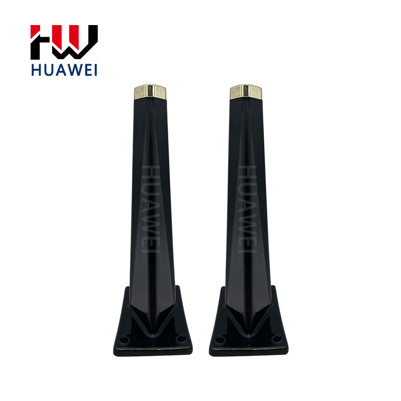 HUAWEI Black Bevel Cone Diamond Furniture Cabinet Feet Sofa Leg Bed Feet Plastic foot