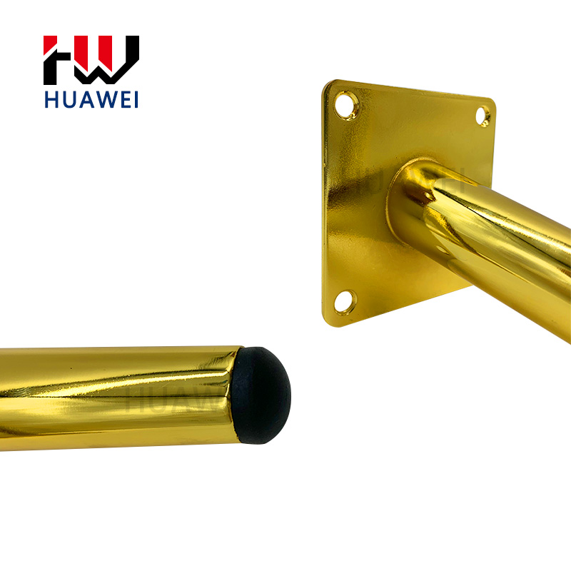 Metal Gold Silver Chrome Iron Oblique Cone Legs Coffee Table Feet Chair Foot Bed Cabinet Feet Sofa Leg for Furniture Couch