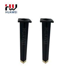 HUAWEI Black Bevel Cone Diamond Furniture Cabinet Feet Sofa Leg Bed Feet Plastic foot