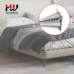 Furniture Chrome Legs Tapered Metal Sofa Leg Bed Feet Gold Cone Shape Table Iron Gold Foot