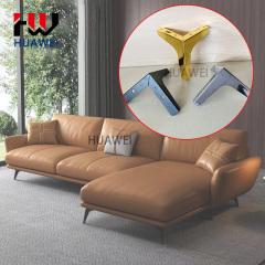 10mm Furniture Hardware Accessories Metal Plating Polishing Sofa Legs Bed Foot Chair Feet Coffee Table Leg for Bedroom