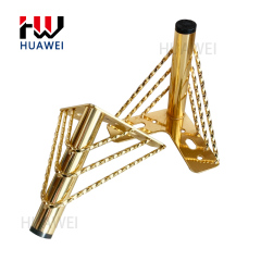 15mm Furniture Accessories Plating Polishing Sofa Metal Cabinet Legs Bed Foot Chair Feet Coffee Table Leg Couch