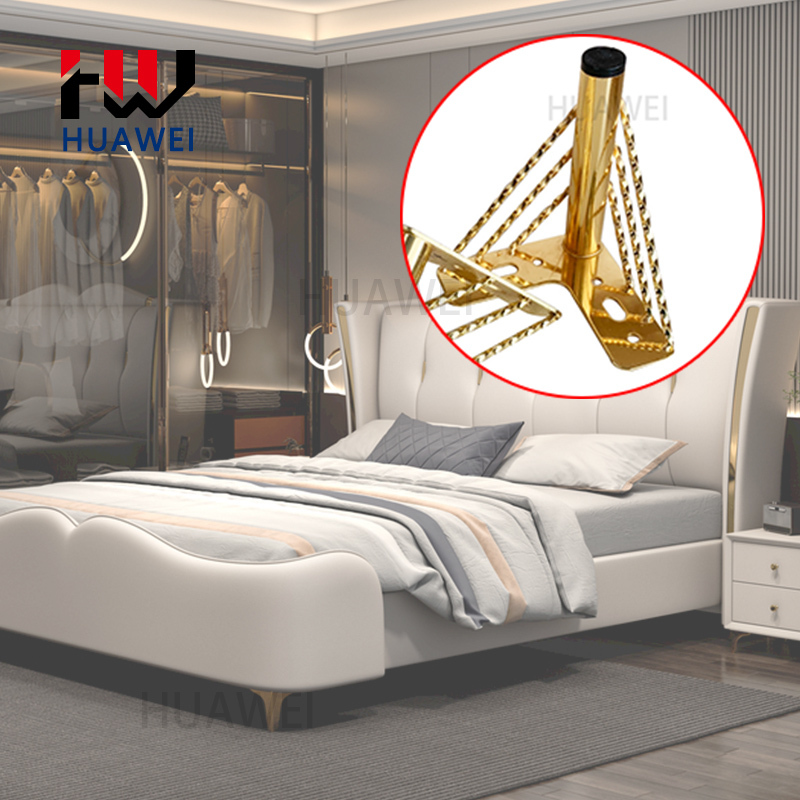 15mm Furniture Accessories Plating Polishing Sofa Metal Cabinet Legs Bed Foot Chair Feet Coffee Table Leg Couch