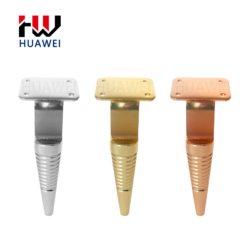 HUAWEI Furniture Hardware Sofa Accessories Chrome Rose Gold Multi-Colored Metal Furniture Bed Couch Feet