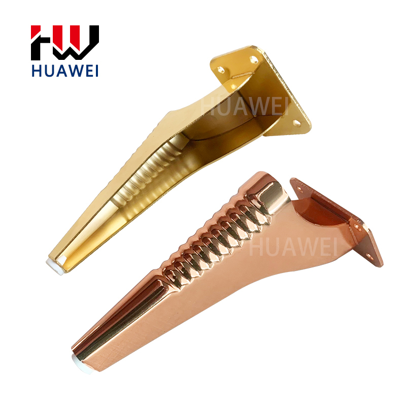 HUAWEI Furniture Hardware Sofa Accessories Chrome Rose Gold Multi-Colored Metal Furniture Bed Couch Feet