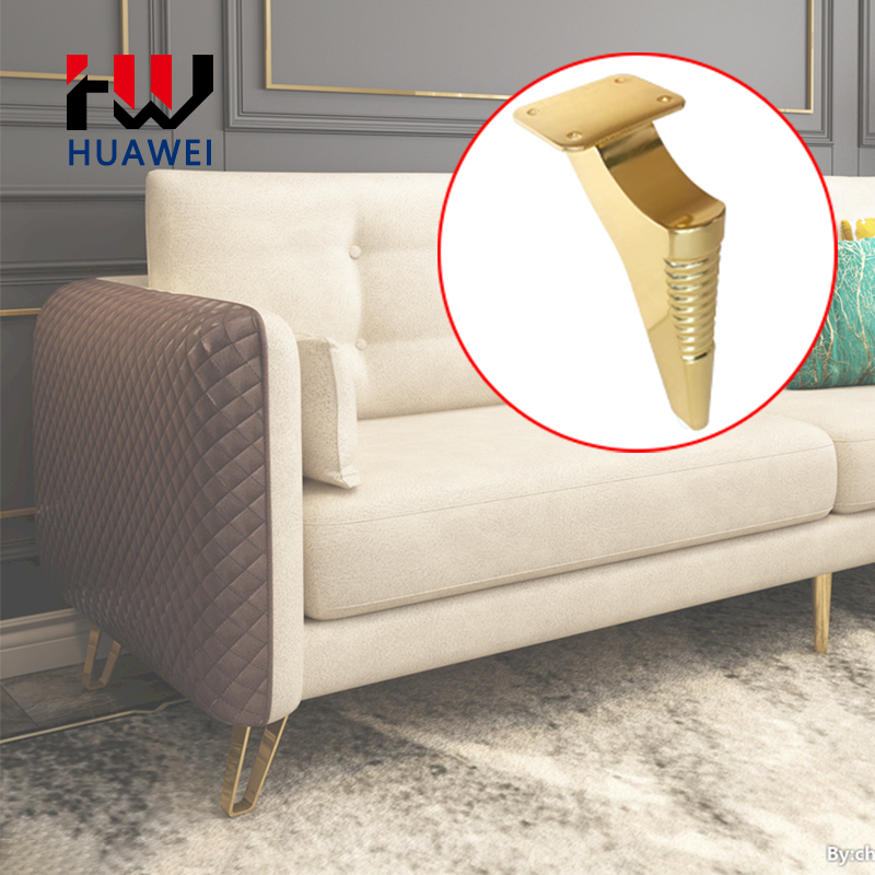 HUAWEI Furniture Hardware Sofa Accessories Chrome Rose Gold Multi-Colored Metal Furniture Bed Couch Feet