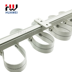Huawei Curtain Tracks Manufacturer Aluminum Alloy S Wave Thick 2MM Silent Ceiling Balcony Poles Rail Curtain Track