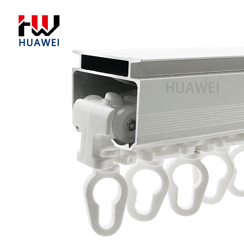Huawei High Quality S-Wave Heavy Duty Curtain Track Sell to Germany Easy Clip Truck Caravan Car Corner Curtain Rail