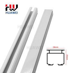 Huawei High Quality S-Wave Heavy Duty Curtain Track Sell to Germany Easy Clip Truck Caravan Car Corner Curtain Rail