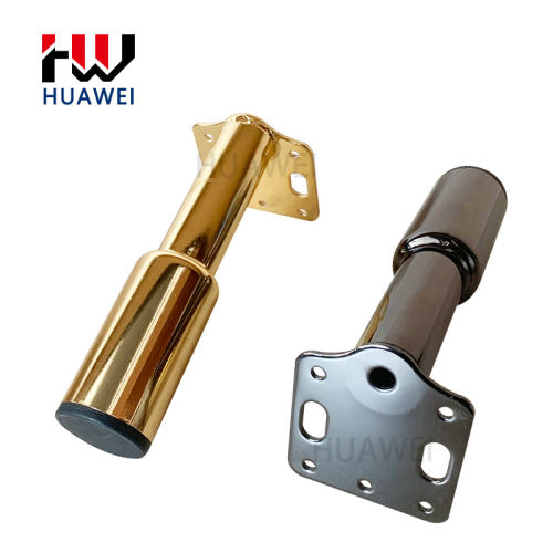 HUAWEI Hardware Manufacturer 15cm Furniture Leg Accessories Gold Black Metal Cabinet Leg For Sofa