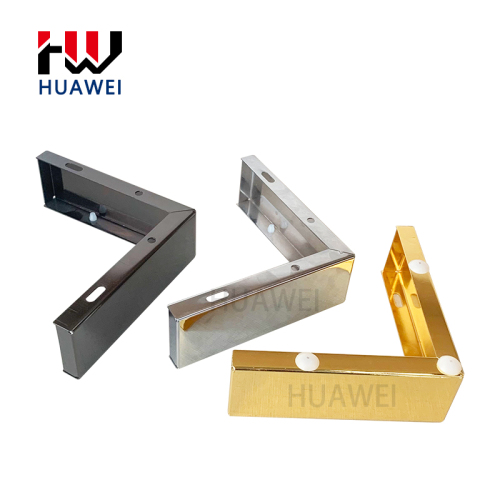 HUAWEI Furniture Hardware Sofa Accessories Minimalist L Shape Sofa Legs Metal Gold Silver Cabinet Feet Couch Leg