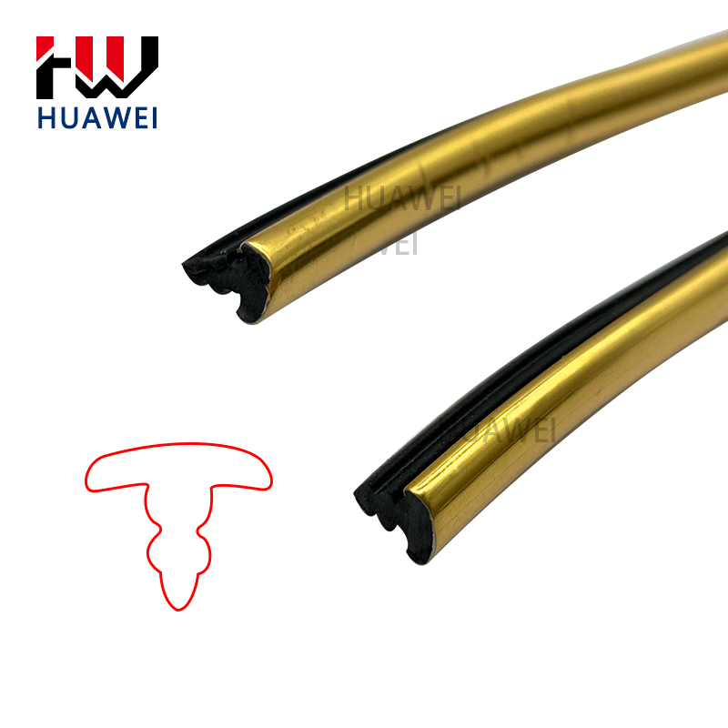 HUAWEI Furniture PVC Sofa Plastic Trim Strips Decorative Strip Edge Banding T/P Shape Decoration Adhesive Tape for Bedroom/Car