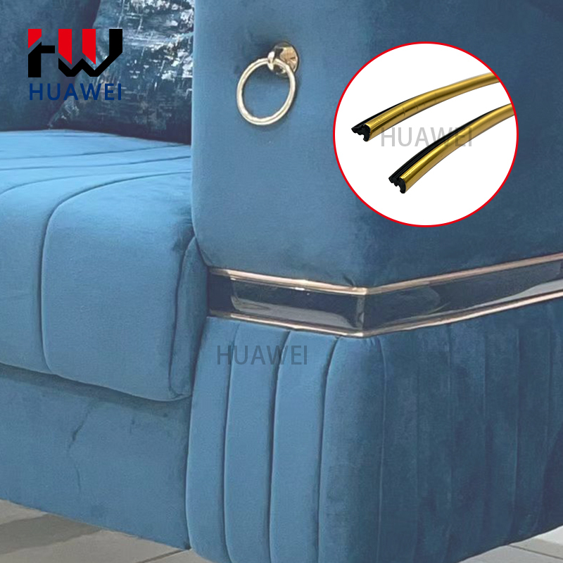 HUAWEI Furniture PVC Sofa Plastic Trim Strips Decorative Strip Edge Banding T/P Shape Decoration Adhesive Tape for Bedroom/Car