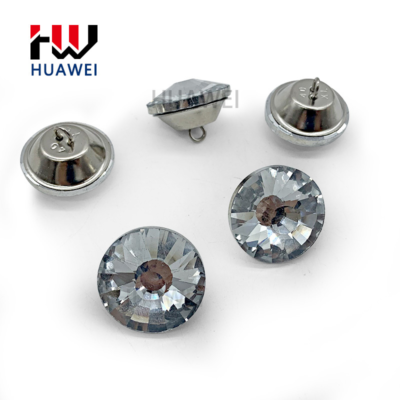 Sun Star Pattern Upholstery Decorative Perforation Furniture Sofa Button Acrylic Crystal Tack Buttons Diamond Buckle